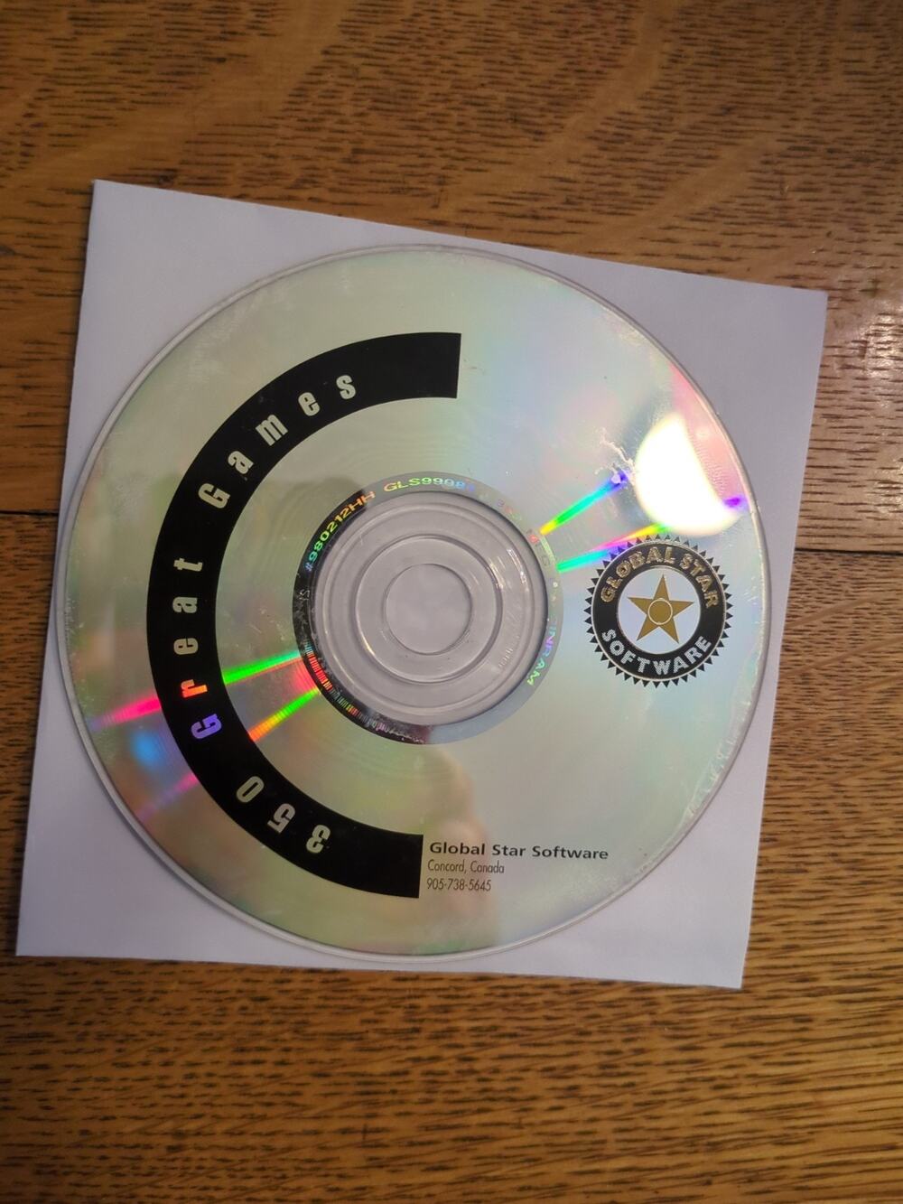 350 great games global star software cdrom disc only
